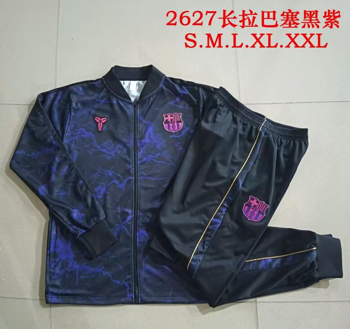 AAA Quality Barcelona 26/27 Tracksuit - Purple/Black